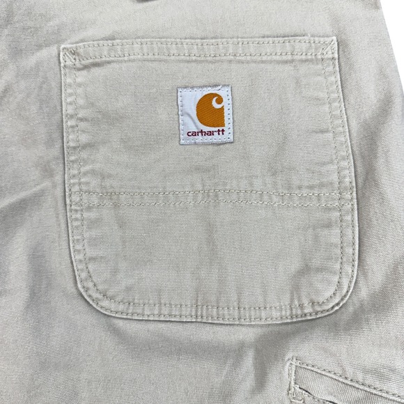Work Wear Carhartt Mens 40 Rugged Flex Canvas Work Shorts Outdoor Excellent - Picture 9 of 9